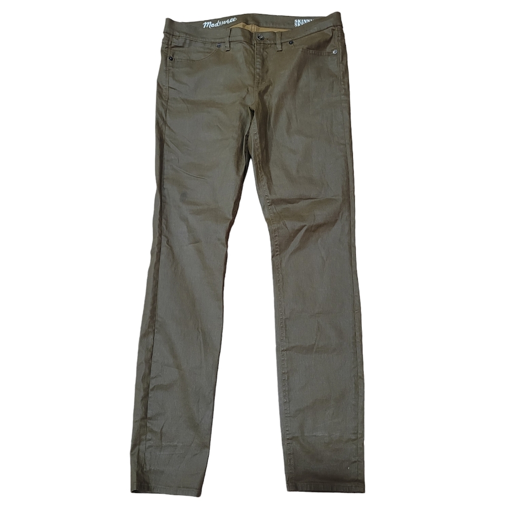 Madewell Skinny Jeans in Olive